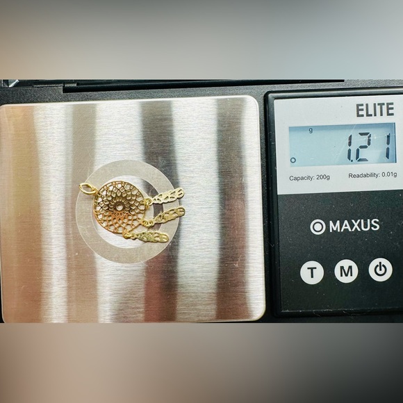 Dream Catcher Pendant. 💛 Real 18(18k) Karat Solid Gold Jewelry - Picture 10 of 10